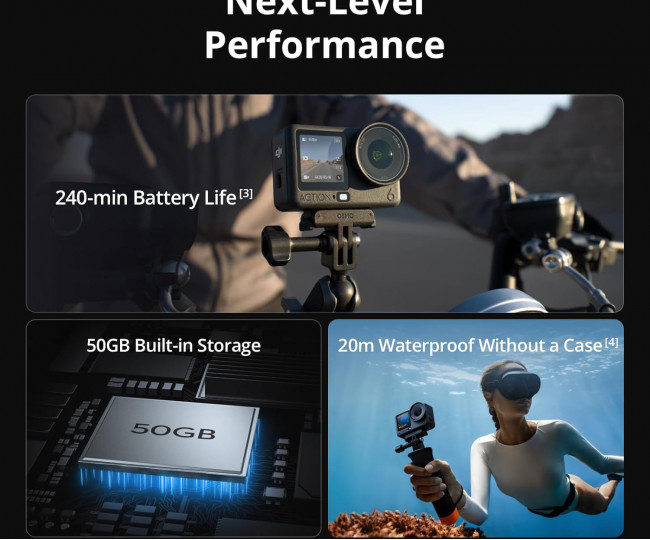 Екшн-камера DJI Osmo Action 6 (Standard Combo)